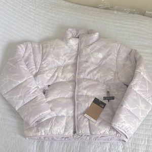 The North Face M lavender relaxed fit coat, brand new with tags